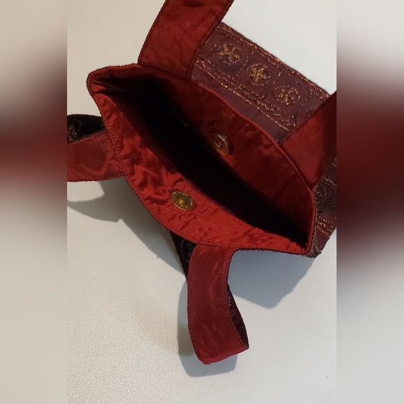 Kar A Van 100% Silk Mini Tote Bag - Picture 3 of 3